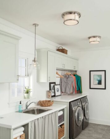 Bright Laundry Room 